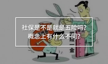 社保是不是就是五險嗎？概念上有什么不同？