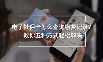 電子社?？ㄔ趺床樵兝U費(fèi)記錄？教你五種方式輕松解決