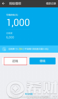 支付寶借唄怎么提前還款？