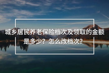 城鄉(xiāng)居民養(yǎng)老保險檔次及領(lǐng)取的金額是多少？怎么改檔次？