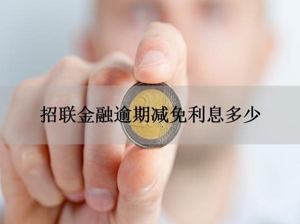 招聯(lián)金融逾期減免利息多少？看看就知道