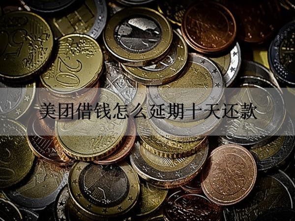 美團(tuán)借錢怎么延期十天還款？詳細(xì)步驟