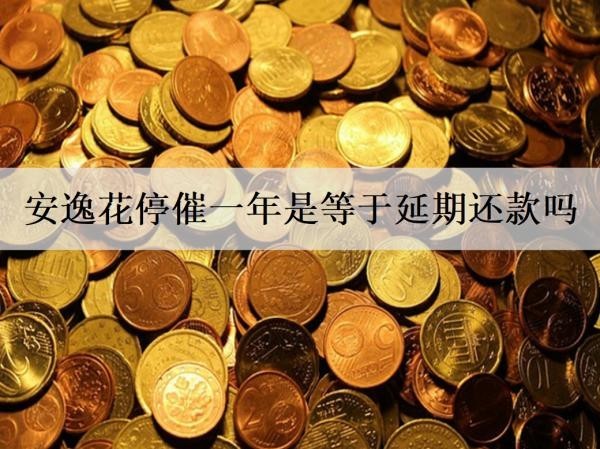 安逸花停催一年是等于延期還款嗎？怎么協(xié)商停催一年結(jié)清？