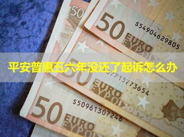平安普惠五六年沒還了起訴怎么辦？可以這樣應對