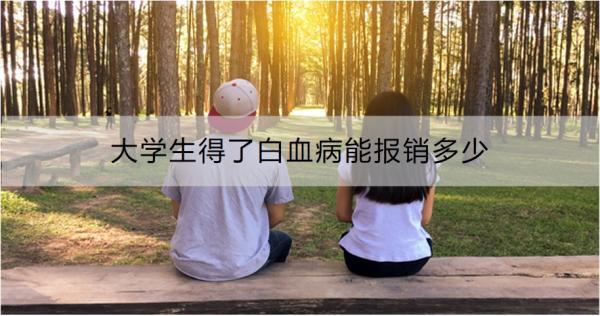 大學(xué)生得了白血病能報銷多少？怎么報銷？