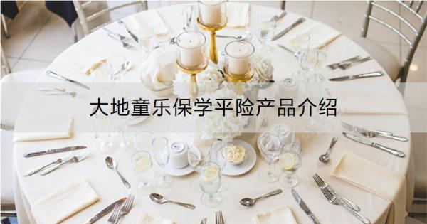大地童樂保學(xué)平險(xiǎn)產(chǎn)品介紹，一文為你詳細(xì)解讀！