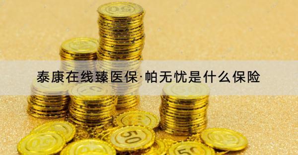 泰康在線臻醫(yī)?！づ翢o憂是什么保險(xiǎn)？怎么樣？