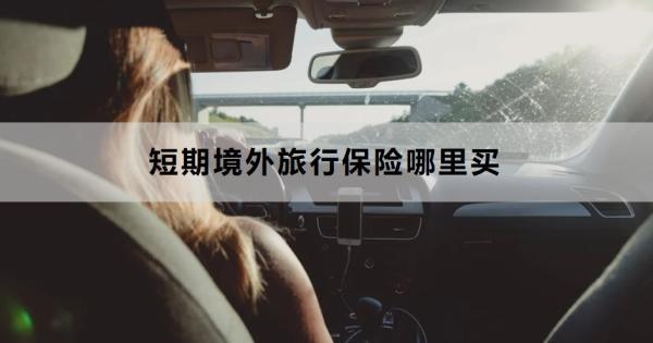 短期境外旅行保險(xiǎn)哪里買？怎么買合適？