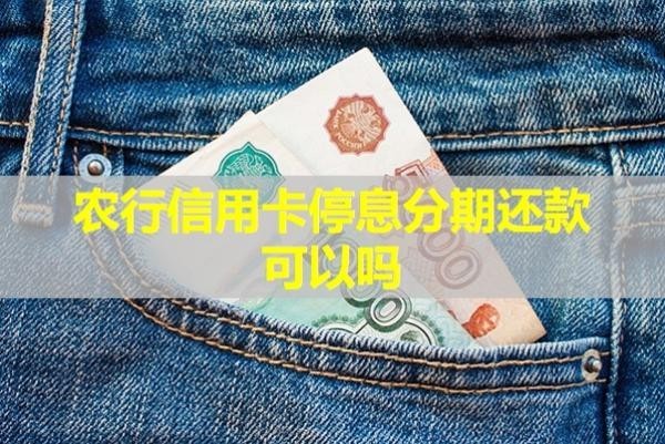 農(nóng)行信用卡停息分期還款可以嗎？揭秘