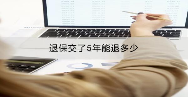 退保交了5年能退多少？幾天可以到賬？