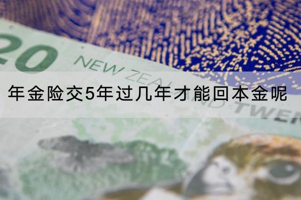 年金險(xiǎn)交5年過(guò)幾年才能回本金呢？值得買嗎？
