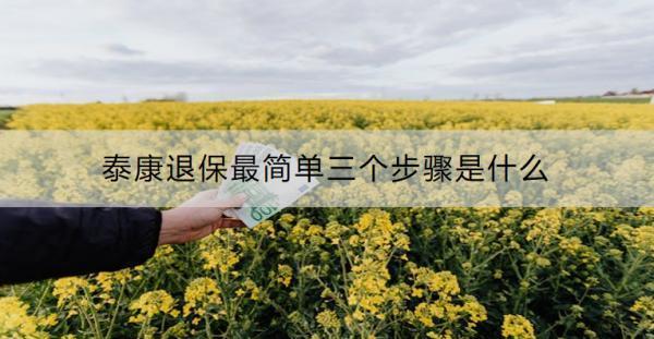 泰康退保最簡單三個步驟是什么？線上不退保的原因有哪些？