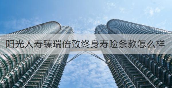 陽(yáng)光人壽臻瑞倍致終身壽險(xiǎn)條款怎么樣？可以領(lǐng)取多少錢？