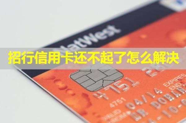 招行信用卡還不起了怎么解決？