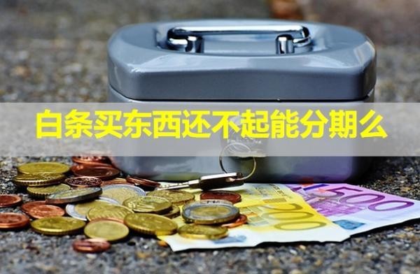 白條買東西還不起能分期么？會怎么樣？
