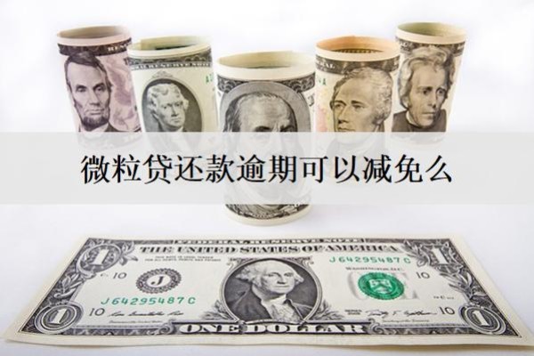微粒貸還款逾期可以減免么？減免原因是什么？