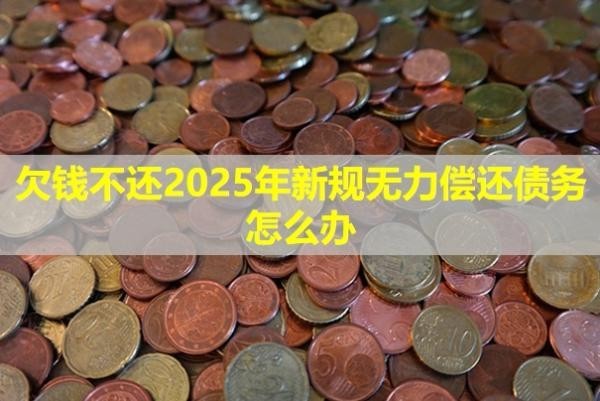 欠錢不還2025年新規(guī)無力償還債務(wù)怎么辦？