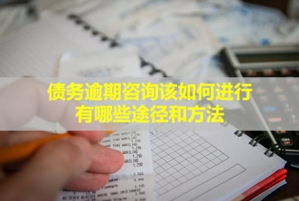 債務(wù)逾期咨詢(xún)?cè)撊绾芜M(jìn)行,有哪些途徑和方法？