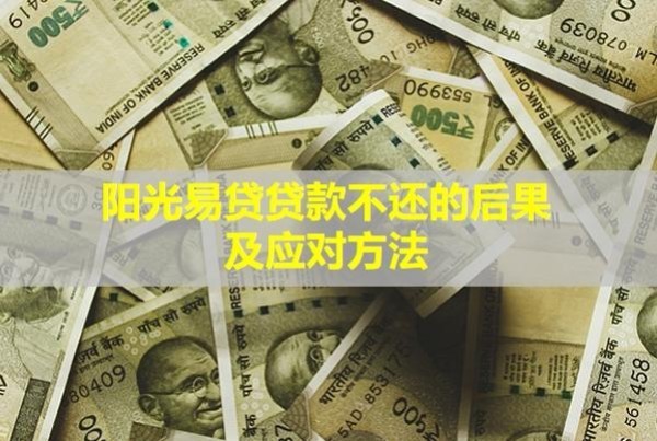 陽光易貸貸款不還的后果及應(yīng)對方法！