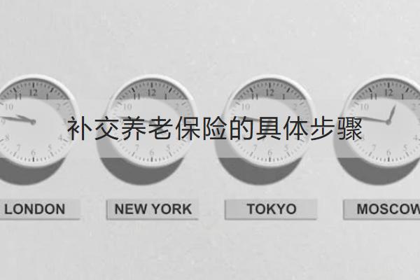 補(bǔ)交養(yǎng)老保險的具體步驟是什么？要注意哪些事項？