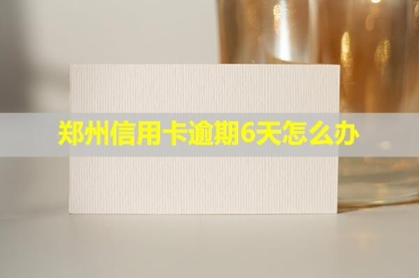 鄭州信用卡逾期6天怎么辦？還了還能刷出來嗎？