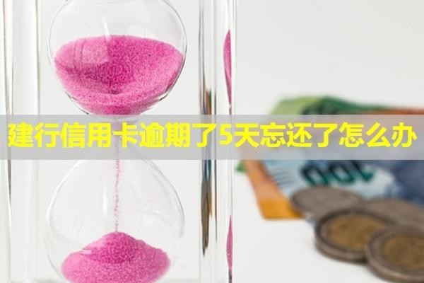 建行信用卡逾期了5天忘還了怎么辦？