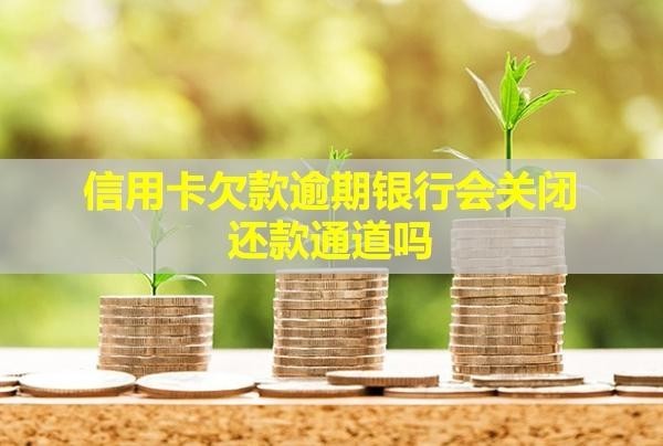 信用卡欠款逾期銀行會關閉還款通道嗎？會被起訴嗎？