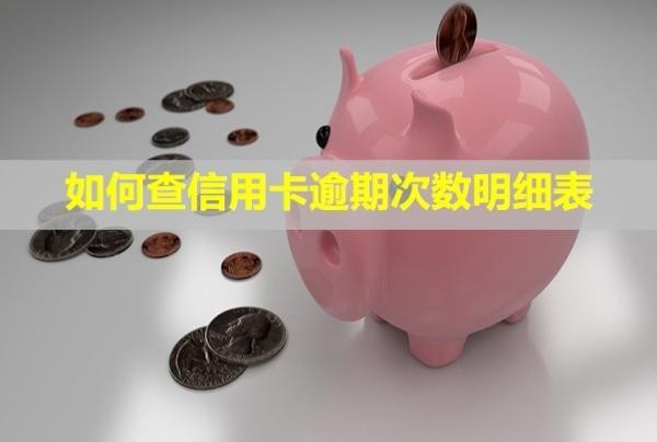 如何查信用卡逾期次數(shù)明細(xì)表？逾期次數(shù)多有什么影響？