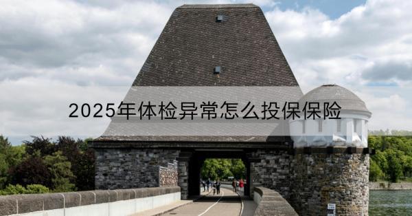 2025年體檢異常怎么投保保險(xiǎn)？投保重疾險(xiǎn)產(chǎn)品推薦？