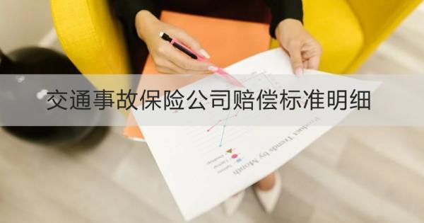 交通事故保險公司賠償標準明細是怎么樣？需要哪些材料？
