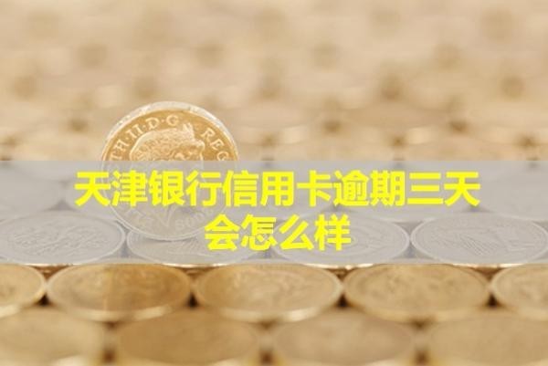 天津銀行信用卡逾期三天會怎么樣
