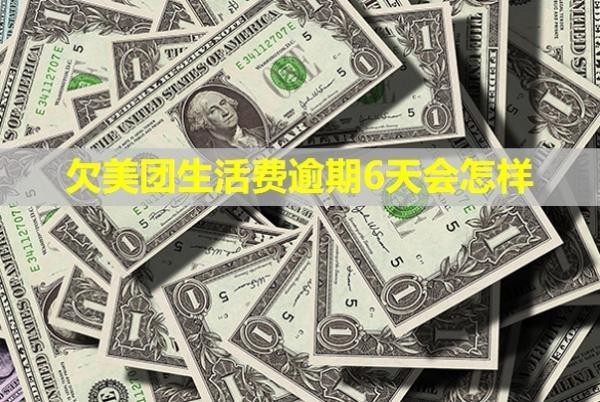 欠美團(tuán)生活費(fèi)逾期6天會怎樣？會讓全部還款嗎？