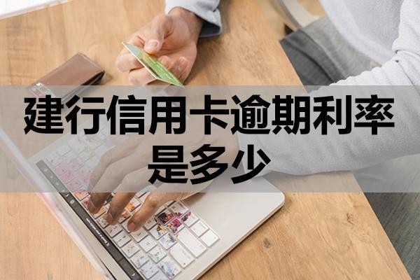 建行信用卡逾期利率是多少？