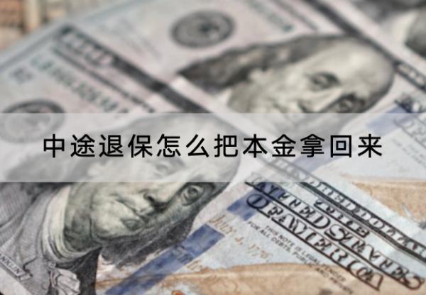 中途退保怎么把本金拿回來